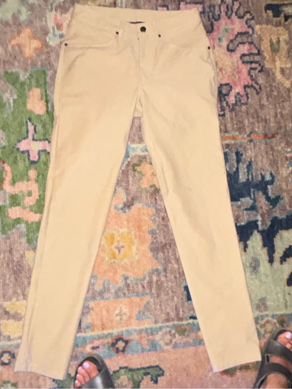 lululemon athletica Beige Skinny Jeans